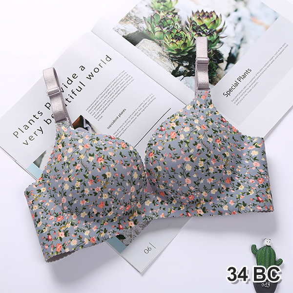 BRA024DF-34B 藍碎花/34BC