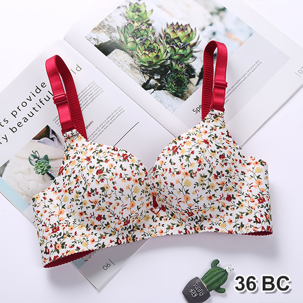 BRA024WF-36B 白碎花/36BC